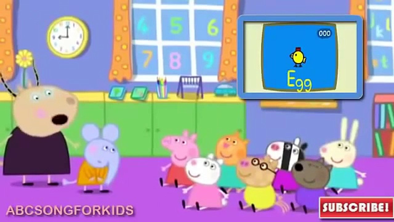 Peppa Pig ABC Song Peppa Pig Alphabet Learn The Alphabet With Peppa Pig