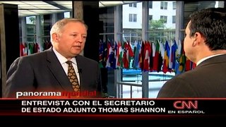 Entrevista Thomas Shannon en CNN 04-Nov
