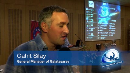 Cahit Silay (Galatasaray) after LEN Champions League Preliminary DRAW