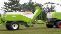 Claas Jaguar 870 og Claas Quadrant 2100 ( Varde Maskinstation )