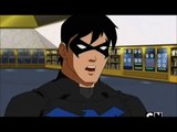 Dick Grayson nightwing & wally West Kid Flash  argue about Kaldur'a aqualad A triple agent