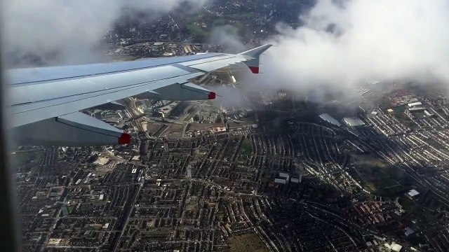 British Airways A321 Landing in London Heathrow FL 148