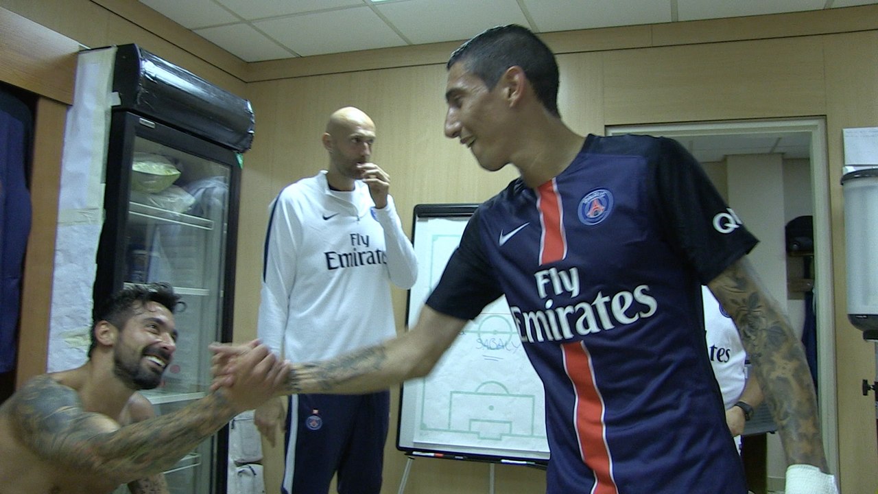 Monaco-Paris: Locker room and interviewes