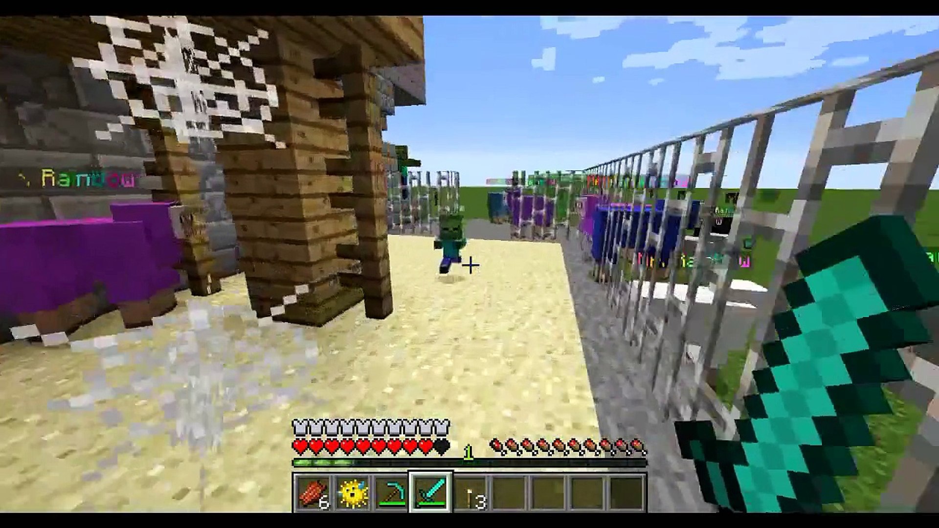 Minecraft Survival Madness: The Haunted House.