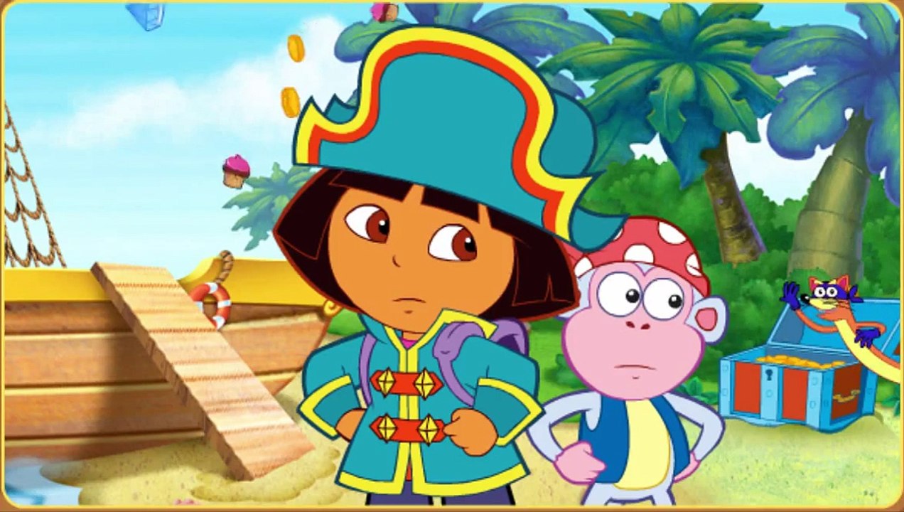 Dora The Explorer Pirate Boat Treasure Hunt Animation Nick Jr Nickjr Game Play Gameplay [F