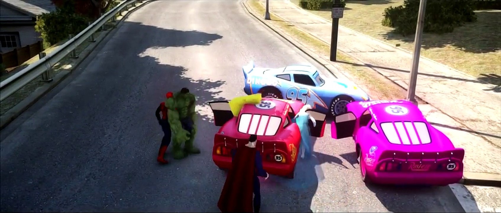 Spiderman Hulk Spongebob Squarepants Superman Frozen Elsa Disney Pixar Cars Lightning Mcqu