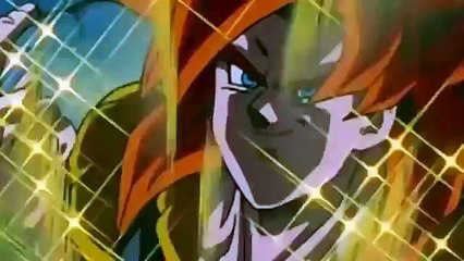 Gogeta SSJ4 Vs Omega Shenron English Full on Make a GIF