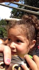 My little sister goes on Goofy Ride!!!