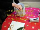 How to make Ice candles and Wine Coolers with a Nicelight mould