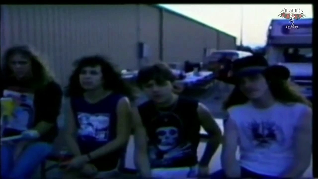 Metallica  Interview with Cliff Burton  Master of Puppets Tour Texas 1986