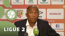 Conférence de presse RC Lens - Havre AC (0-4) : Antoine  KOMBOUARE (RCL) - Thierry GOUDET (HAC) - 2015/2016