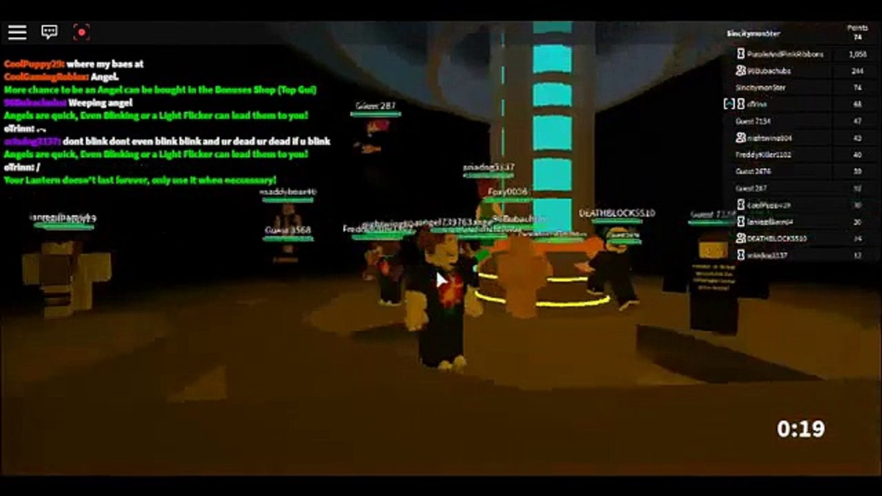 Roblox Horror Map First In Game Video Dont Blink Video Dailymotion - roblox dont blink