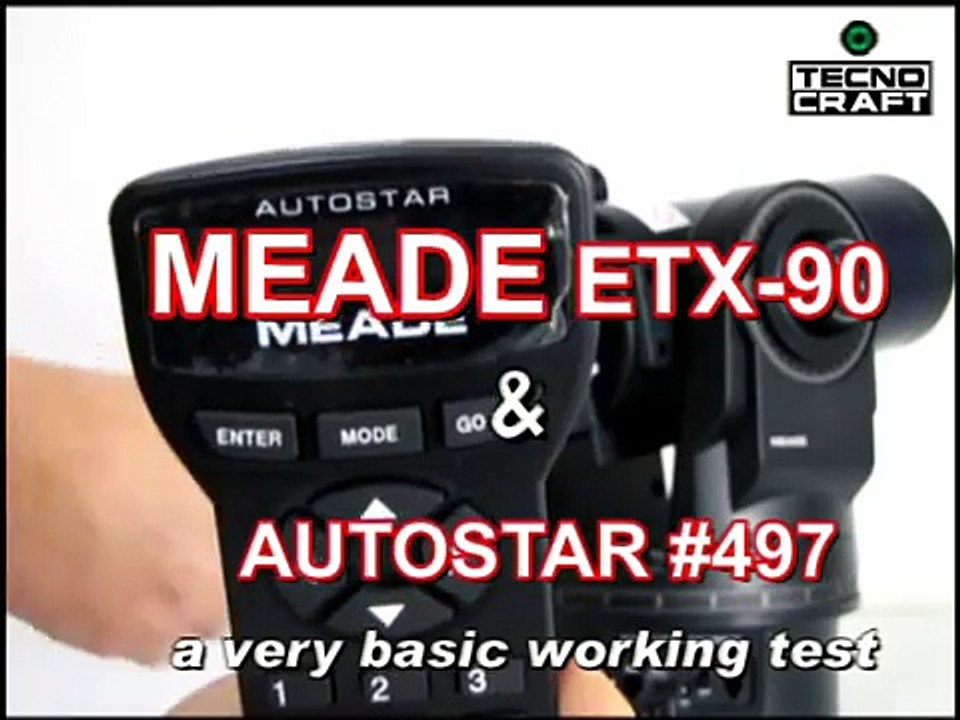 MEADE ETX-90 & AUTOSTAR #497