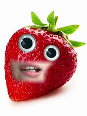 Strawberry singing rap god