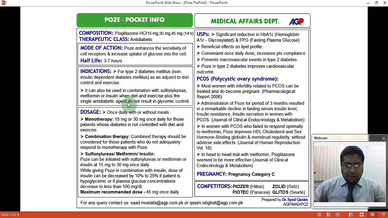 Poze Pocket Info Training by Dr. Syed Qasim