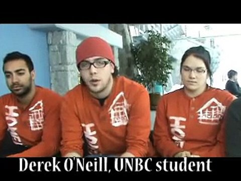 Five students at UNBC spent five days as homeless