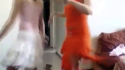 Indian Girls Dancing In Bedroom
