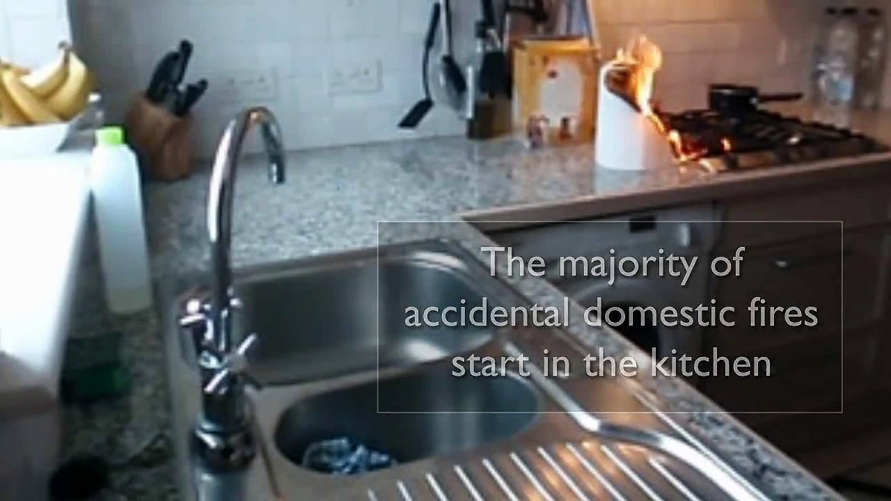 This is Automist - a fire safety device for the home