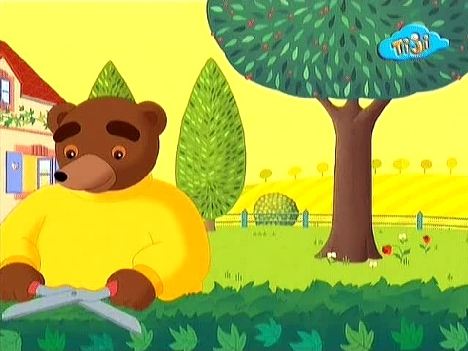 Приключения бурого медвежонка 20.Бурый медвежонок играет в снежки