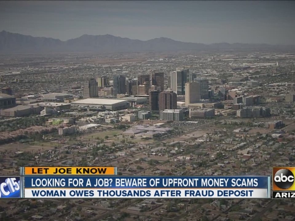 Looking for a job? Beware of upfront money scams