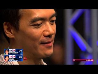 John Juanda Being a LuckBox at the EPT 12 Barcelona Final Table | PokerStars