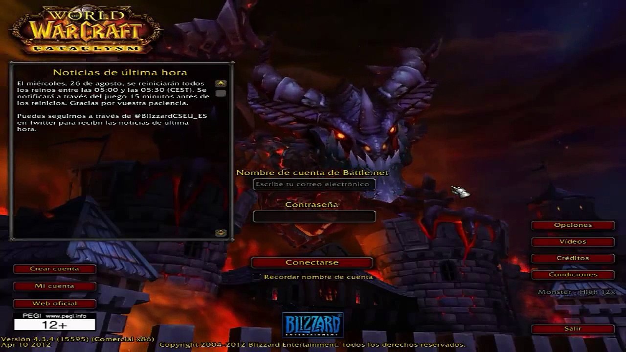 World Of Warcraft: Main Theme Cataclysm.