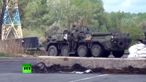 Новая атака украинской армии на Славянск и Мариуполь