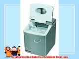 Magic Chef MCIM22TS 27lb Ice Maker Stainless