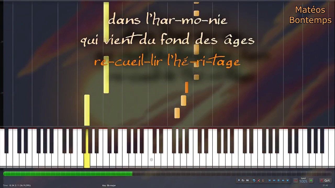 â˜† Le roi Lion ~ L'histoire de la vie â˜† (piano tuto karaoke)