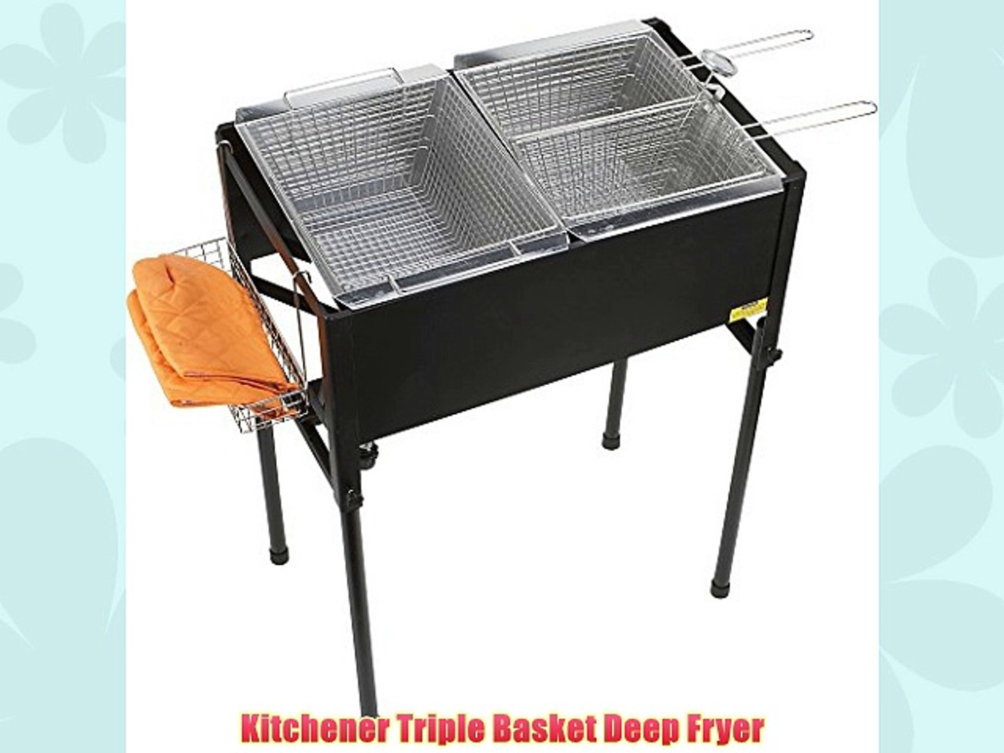 Kitchener Triple Basket Deep Fryer Video Dailymotion