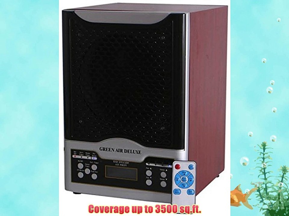NEW GREEN AIR DELUXE 3 PLATE HEPA AND CARBON FILTER AIR PURIFIER OZONE GENERATOR ALPINE CLEANER