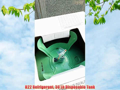 R22 Refrigerant 30 Lb Disposable Tank