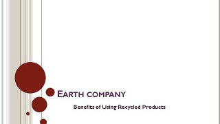 Earth company - Buy Recycled Products