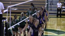 NCCS Varsity Volleyball at Gaston High School, 2015-08-29