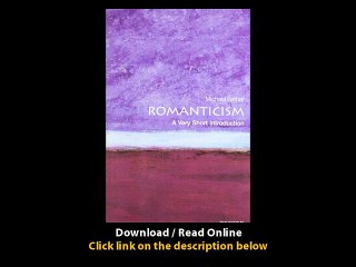 Download PDF Romanticism A Very Short Introduction