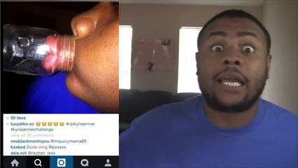 BLACK MAN ANGRY AT THE ‪#‎kyliejennerchallenge‬ @SIGGAS