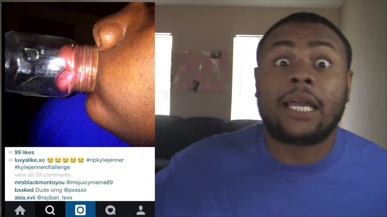 BLACK MAN ANGRY AT THE ‪#‎kyliejennerchallenge‬ @SIGGAS