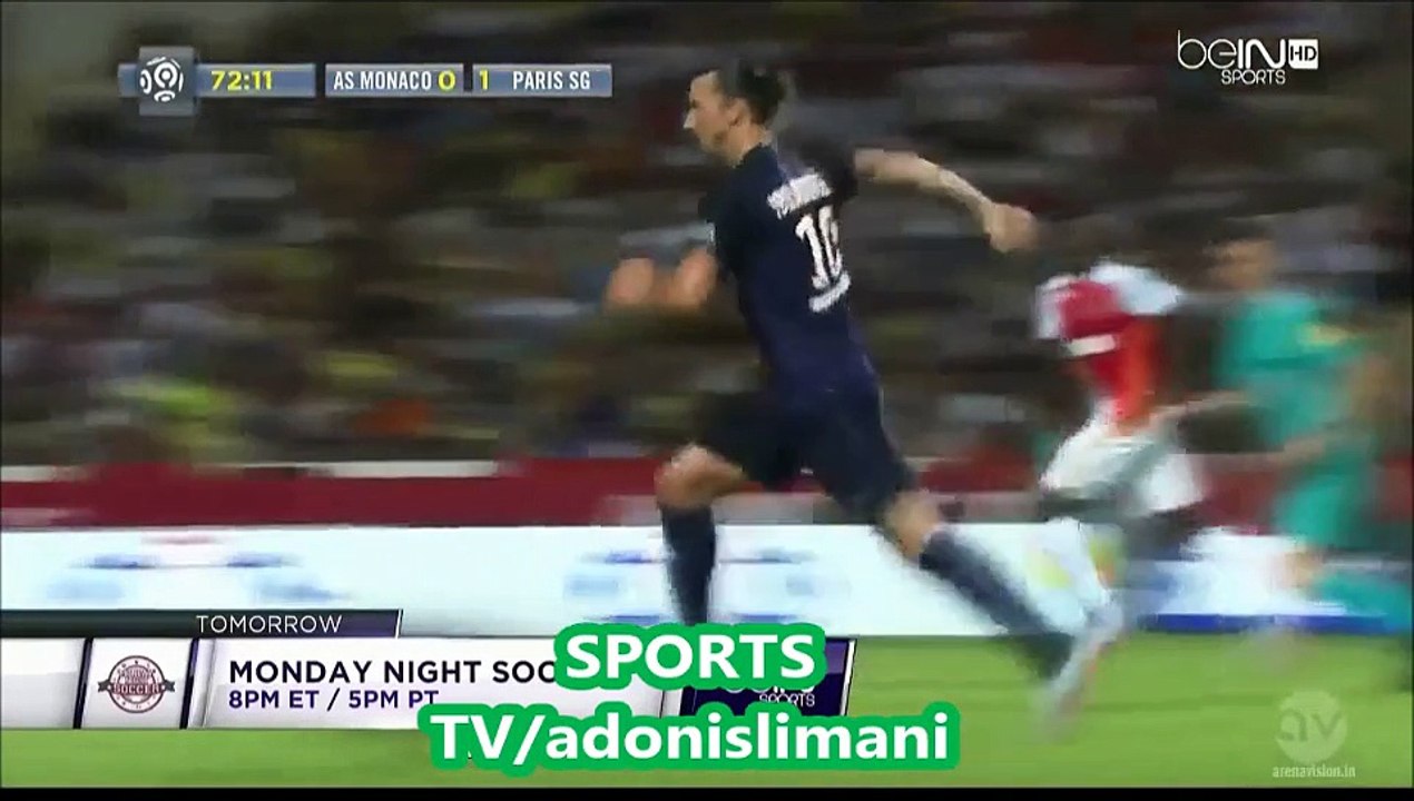 All Goals and Highlights HD | AS Monaco 0-3 Paris SG 30.08.2015 HD