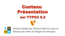 Tutoriel TYPO3 6.2 - Contenu Présentation