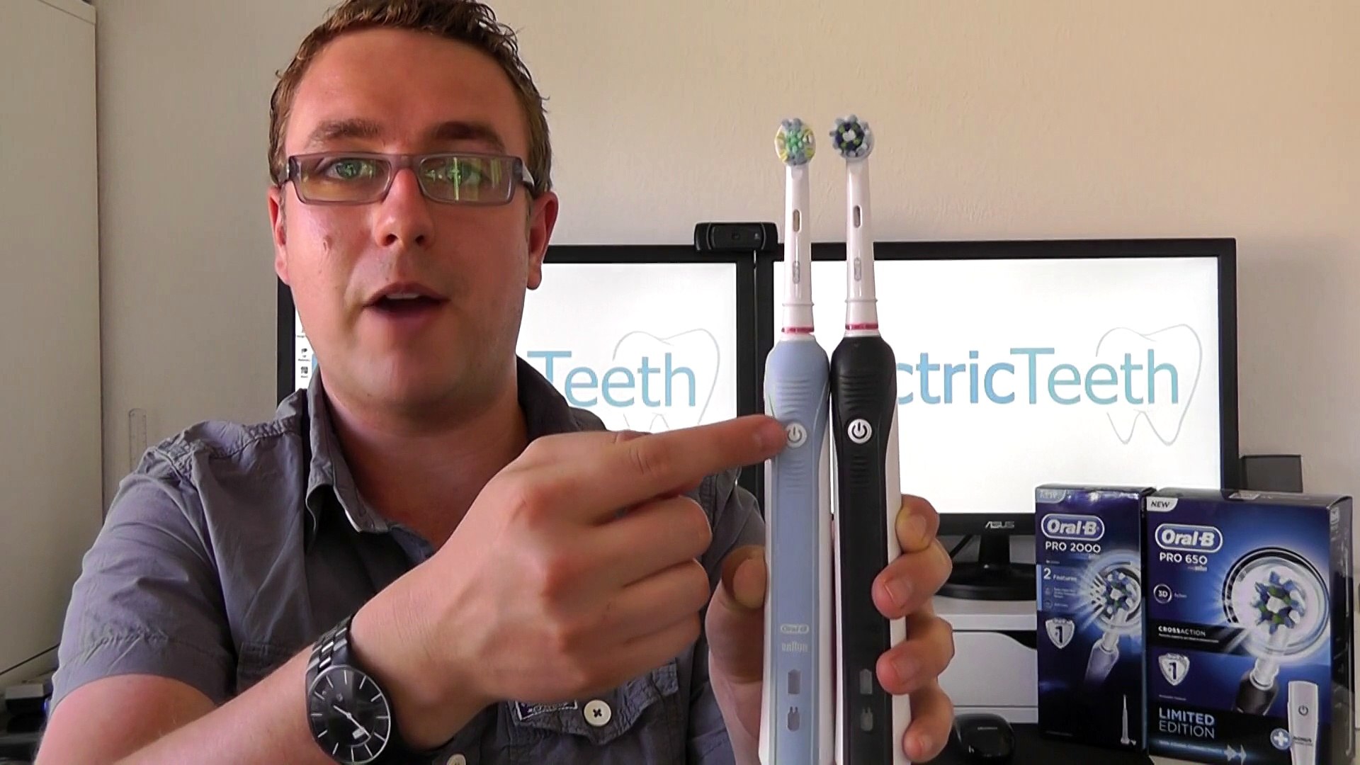 Oral-B Pro 650 V Pro 2000 - video Dailymotion