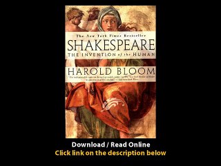 Download PDF Shakespeare The Invention of the Human