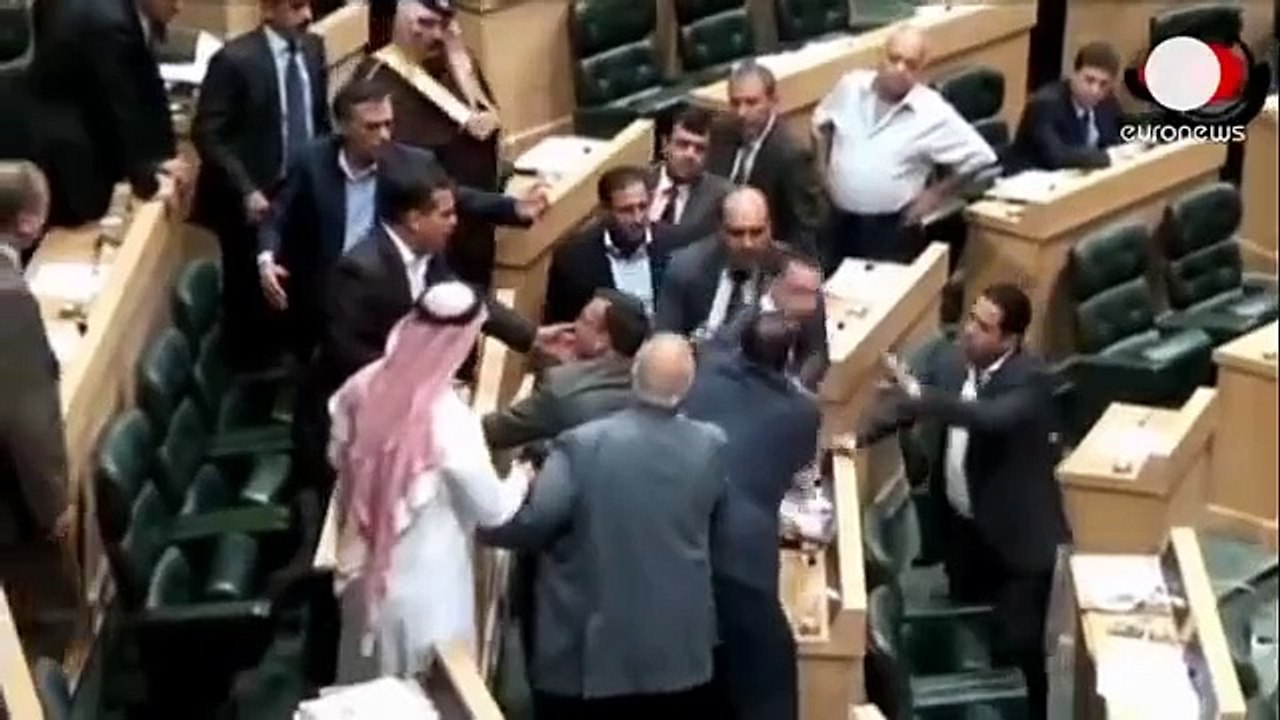 Mayhem as MP fires AK-47 at colleague in Jordan's parliament