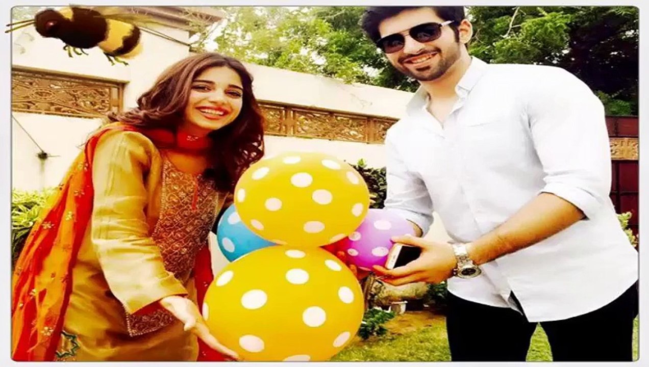 Sonia Hussain & Muneeb Click from Gulshan Ka Karobaar Chaly Pictures