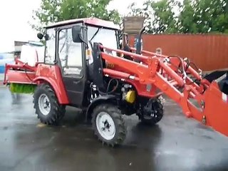 Отгрузка мини-трактора МТЗ-320.4 (Часть 1)