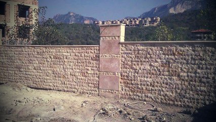 PATLATMA TRAVERTEN DUVAR KAPLAMA TASLARI