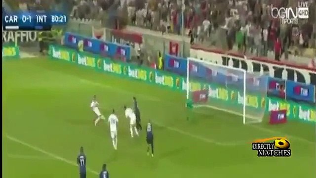 Carpi vs Inter 1-2 All Goals & Highlights 30 8 2015 Serie A