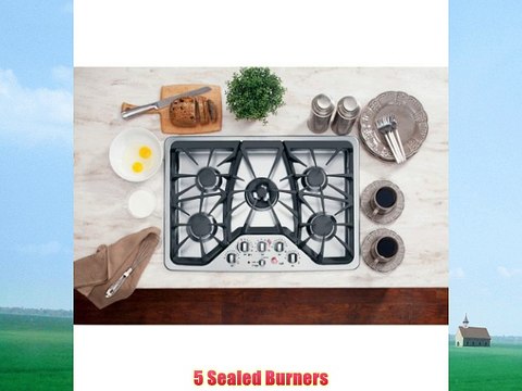 GE CGP350SETSS Cafe 30 Stainless Steel Gas Sealed Burner Cooktop