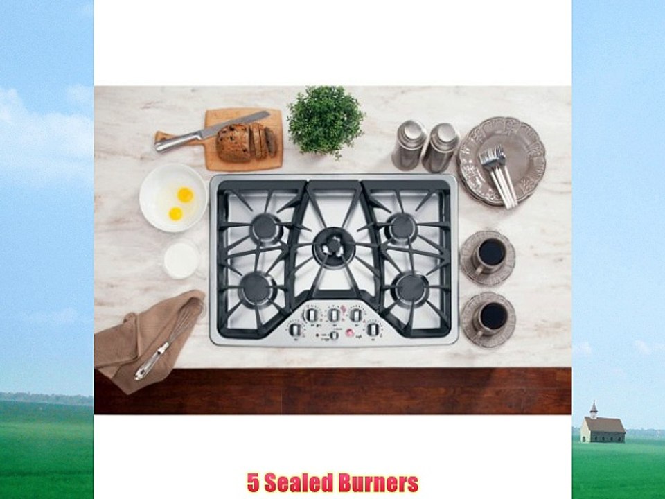 GE CGP350SETSS Cafe 30 Stainless Steel Gas Sealed Burner Cooktop