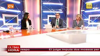 C's - Inés Arrimadas vs. Natalia Molero en 'Última hora' de Canal Català 28-01-2013