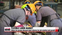Korea's major business groups call for labor reforms